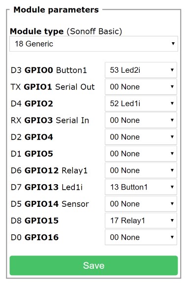 Teckin SP20 Power Monitoring Plug Configuration for Tasmota